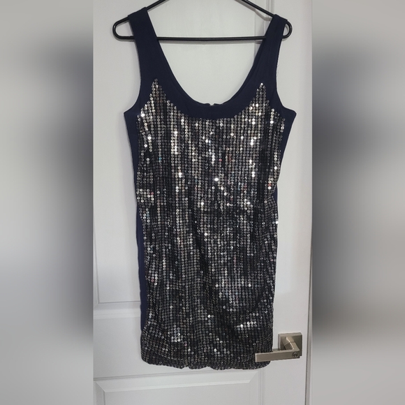 French Connection Sequin mini dress size 12 - Picture 1 of 7